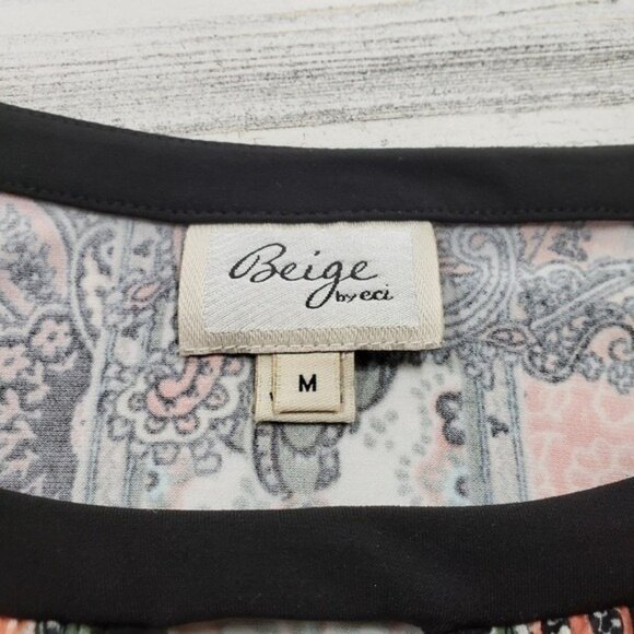 Beige by eci Womens Cold Shoulder Top Size Medium - Picture 5 of 5